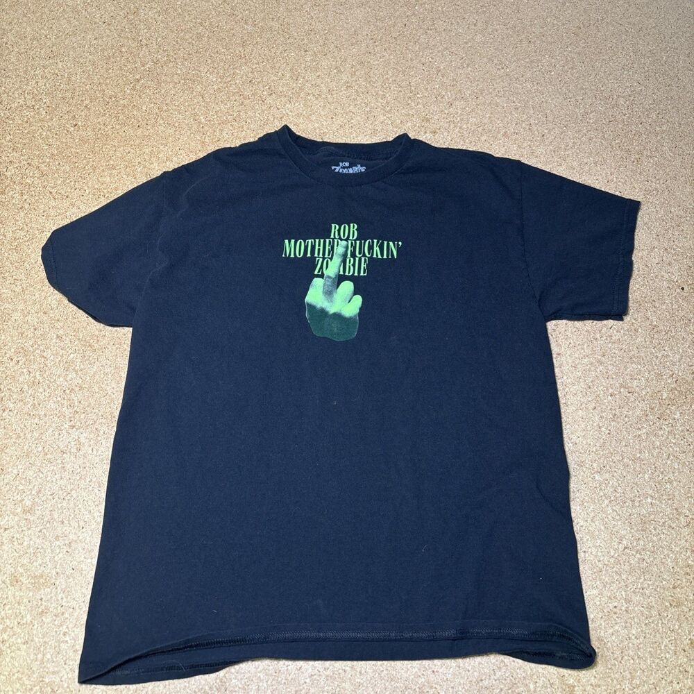Vintage Rob Zombie Shirt Mens L Black 2006 Band Metal Concert Tour 00s Tee G3